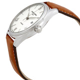Frederique Constant Classic Silver Dial Tan Leather Men's Watch #FC-303WN5B60S - Watches of America #2