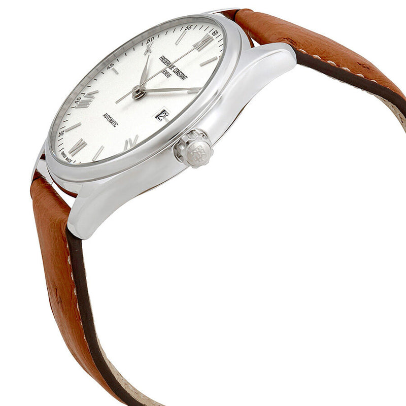 Frederique Constant Classic Silver Dial Tan Leather Men's Watch #FC-303WN5B60S - Watches of America #2