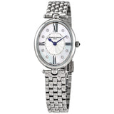 Frederique Constant Classics Art Deco Quartz Crystal White Mother of Pearl Dial Ladies Watch #FC-200MPWD3V6B - Watches of America