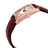 Frederique Constant Classics Carree Silver Dial Ladies Diamond Watch #FC-200MCD14 - Watches of America #2