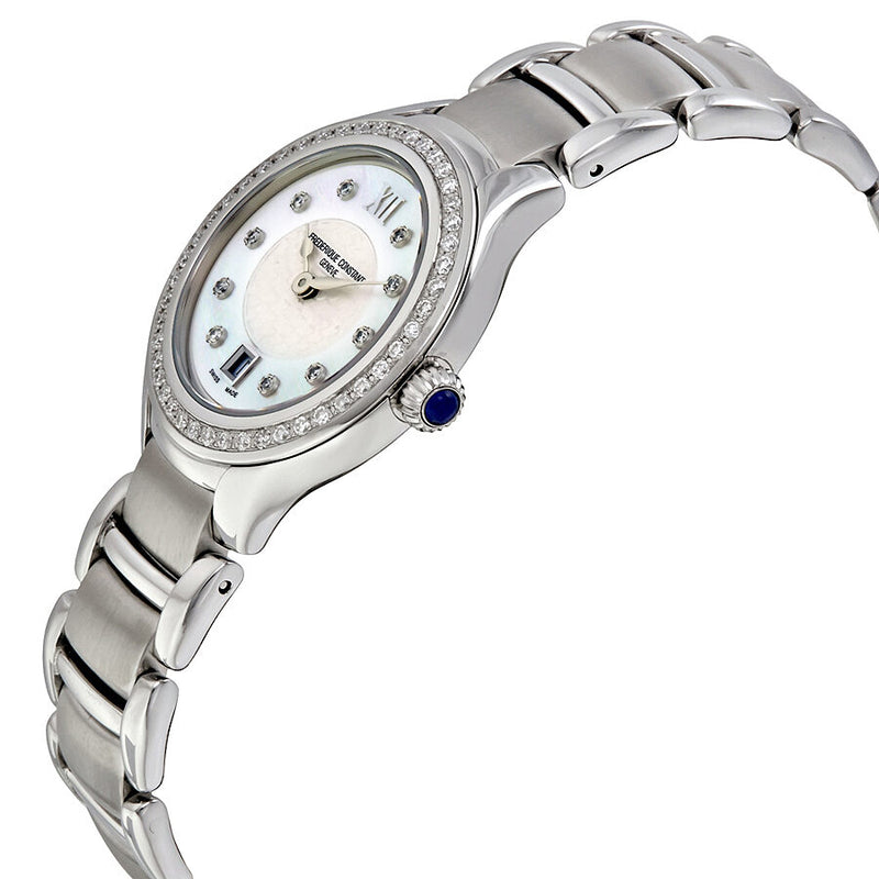 Frederique Constant Classics Mother f Pearl Diamond Dial Ladies Watch #FC-220WHD2ERD6B - Watches of America #2