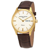 Frederique Constant Classics Quartz Silver Colored Dial Day/Date Men's Watch #FC-225ST5B5 - Watches of America