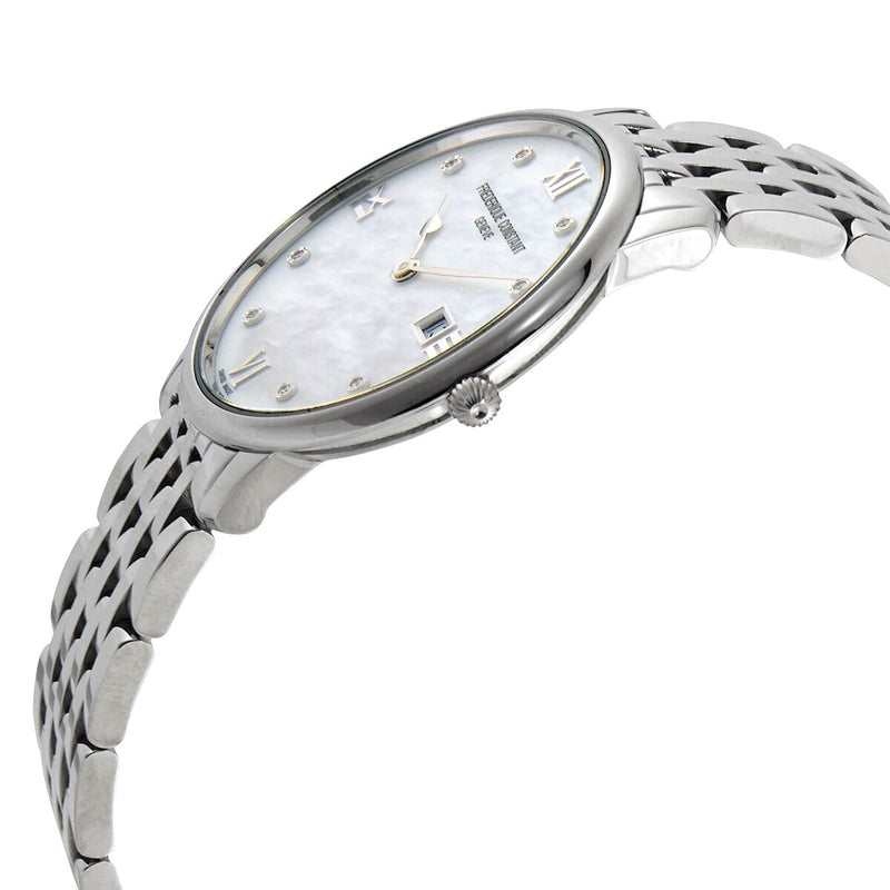 Frederique Constant Classics Slimline Quartz Diamond Ladies Watch #FC-220MPWD3S6B - Watches of America #2