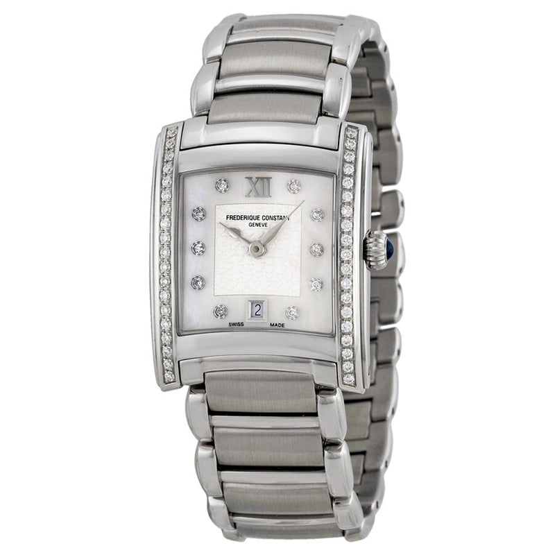 Frederique Constant Delight Mother of Pearl Dial Stainless Steel Watch #220WHD2ECD6B - Watches of America