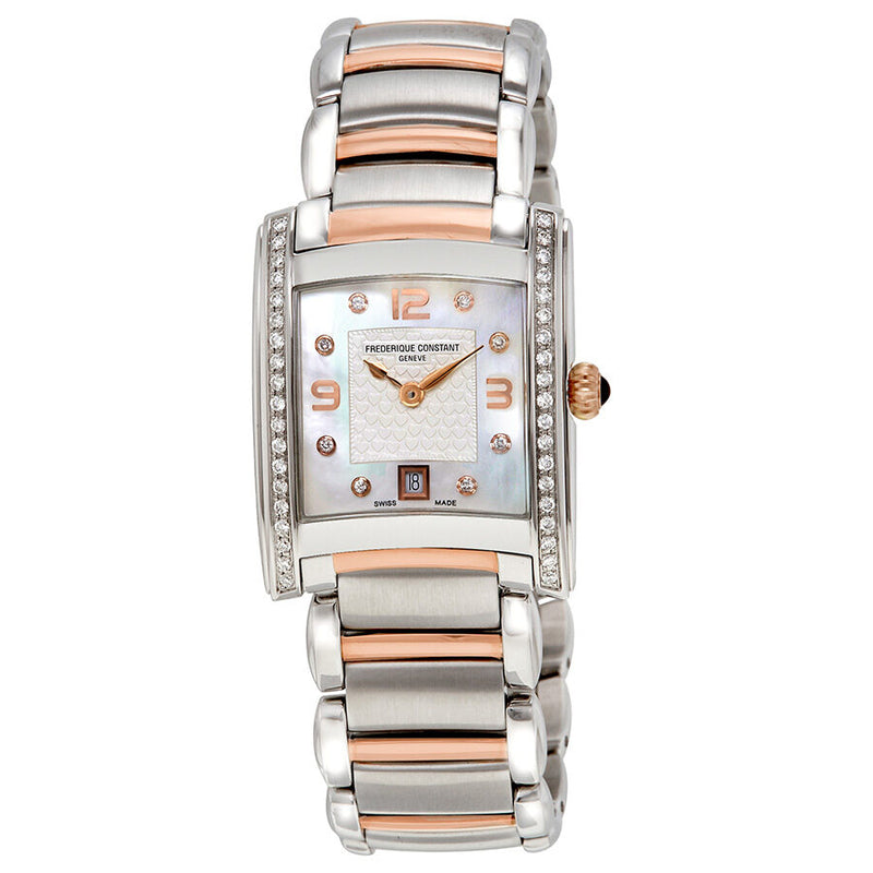 Frederique Constant Delight Mother of Pearl Diamond Ladies Watch 220WAD2ECD2B#FC-220WAD2ECD2B - Watches of America