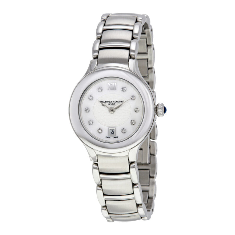 Frederique Constant Delight Quartz Diamond Ladies Watch #FC-220WHD2ER6B - Watches of America