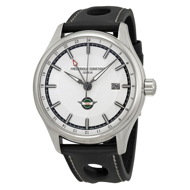 Frederique Constant Healey GMT Silver Dial Men's Watch 350HS5B6#FC-350HS5B6 - Watches of America