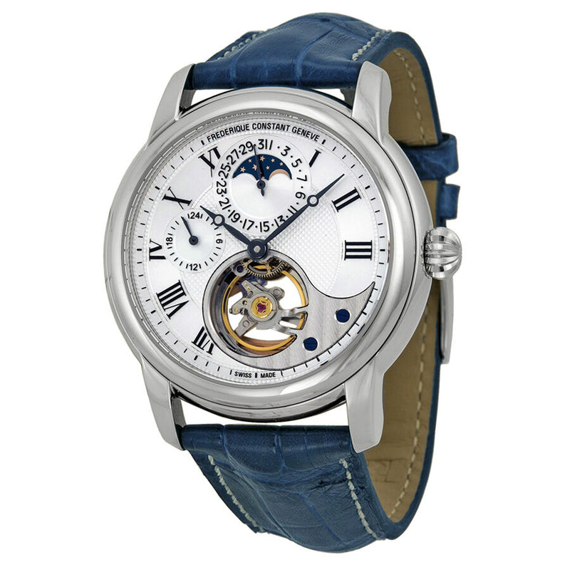 Frederique Constant Heart Beat Silver Dial Men's Watch #FC-945MC4H6 - Watches of America