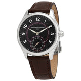 Frederique Constant Horological Quartz Dark Brown Leather Men's Smart Watch FC-285BBR5B6BR#FC-285BBR5B6DBR - Watches of America