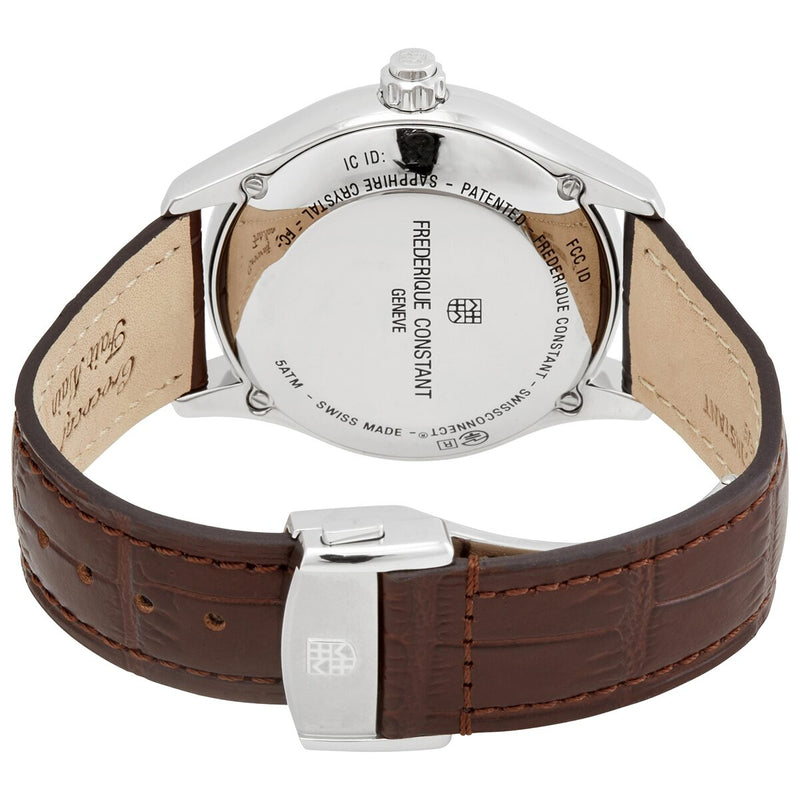 Frederique Constant Horological Quartz Dark Brown Leather Men's Smart Watch FC-285BBR5B6BR #FC-285BBR5B6DBR - Watches of America #3