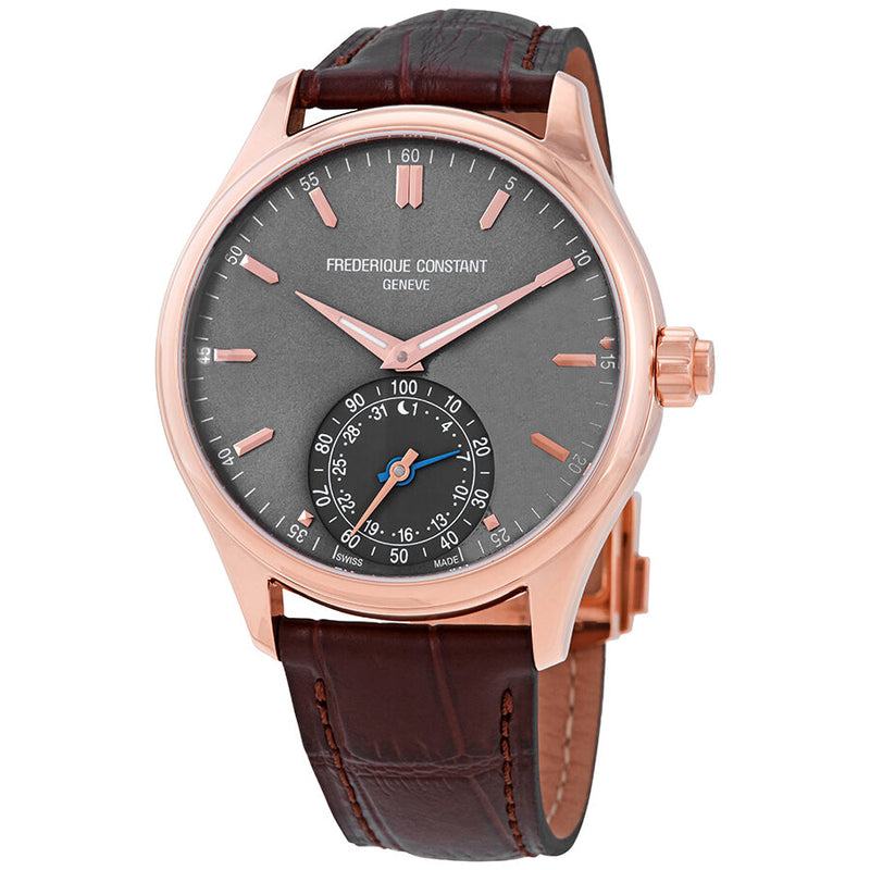Frederique Constant Horological Smartwatch Grey Dial Men's #FC-285LGS5B4 - Watches of America