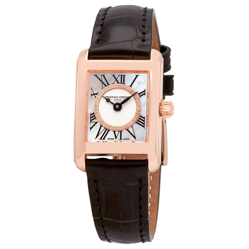 Frederique Constant Mother of Pearl Diamond Dial Ladies Watch #FC-200MPDC14 - Watches of America