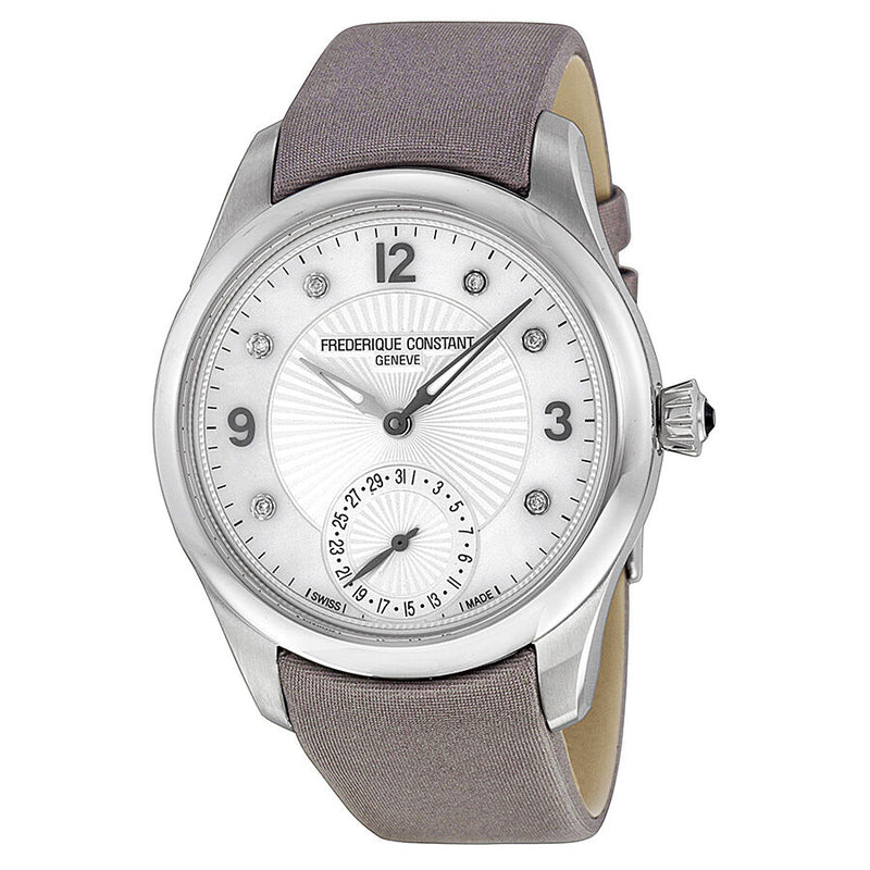 Frederique Constant Mother of Pearl Leather Ladies Watch #FC-700MPWD3M6 - Watches of America