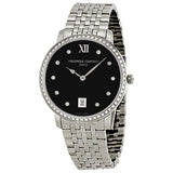 Frederique Constant Slim Line Diamond Ladies Watch 220B4SD36B#FC-220B4SD36B - Watches of America