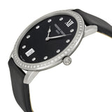 Frederique Constant Slim Line Black Dial Diamond Ladies Watch #FC-220B4SD36 - Watches of America #2