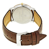 Frederique Constant Slim Line Quartz Silver Guilloche Gold-Plated Men's Watch #FC-245M4SZ7 - Watches of America #3