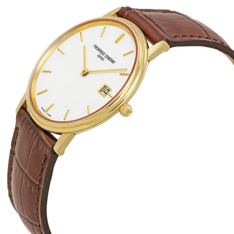 Frederique Constant Slim Line White Dial Men's Watch #FC-220SW4S5 - Watches of America #2