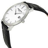 Frederique Constant Slim Line White Dial Unisex Watch #FC-220NW4S6 - Watches of America #2