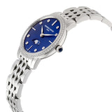 Frederique Constant Slimline Moonphase Navy Dial Stainless Steel Ladies Watch #FC-206ND1SD26B - Watches of America #2