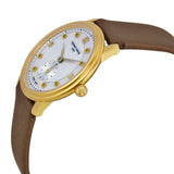 Frederique Constant Slimline Mother of Pearl Dial Gold-plated Ladies Watch #235MPWD1S5 - Watches of America #2