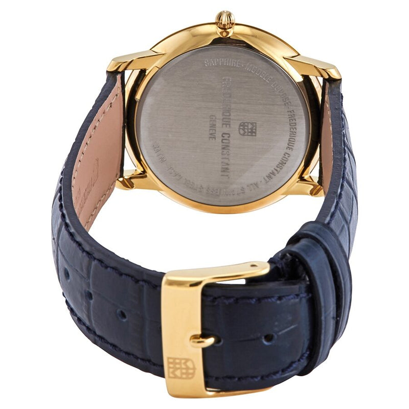 Frederique Constant Slimline Quartz Blue Dial Men's Watch #FC-245N4S5 - Watches of America #3