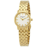 Frederique Constant Slimline Quartz Diamond White Dial Ladies Watch #FC-200STDS5B - Watches of America
