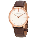 Frederique Constant Slimline Silver Dial Men's Watch #FC-200V5S34 - Watches of America