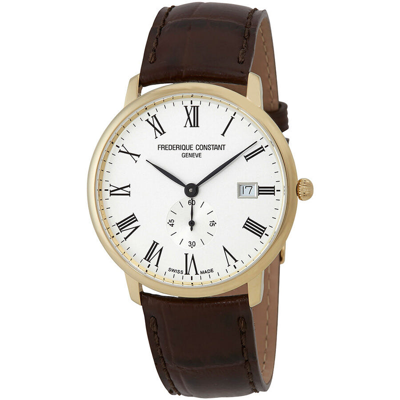 Frederique Constant Slimline White Dial Men's Watch #FC-245WR5S5 - Watches of America