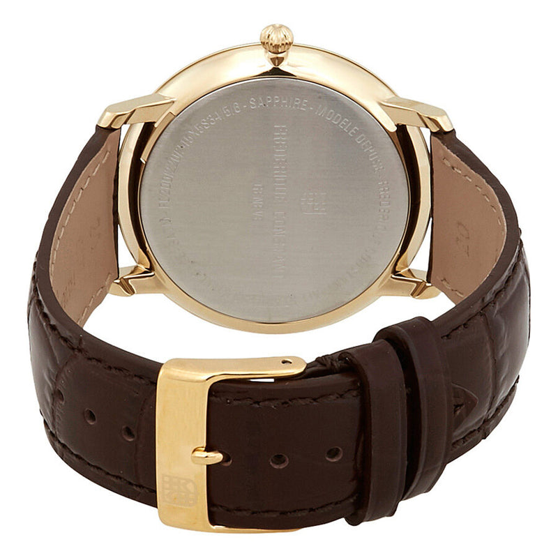 Frederique Constant Slimline Yellow Gold Plated Stainless Steel Men's Watch #FC-200V5S35 - Watches of America #3