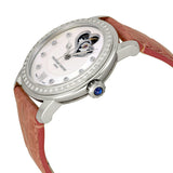 Frederique Constant White Guilloche Mother of Pearl Leather Ladies Watch #FC-310DHB2PD6 - Watches of America #2