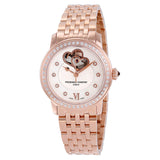 Frederique Constant World Heart Federation Mother of Pearl Diamond Ladies Watch #FC-310WHF2PD4B3 - Watches of America