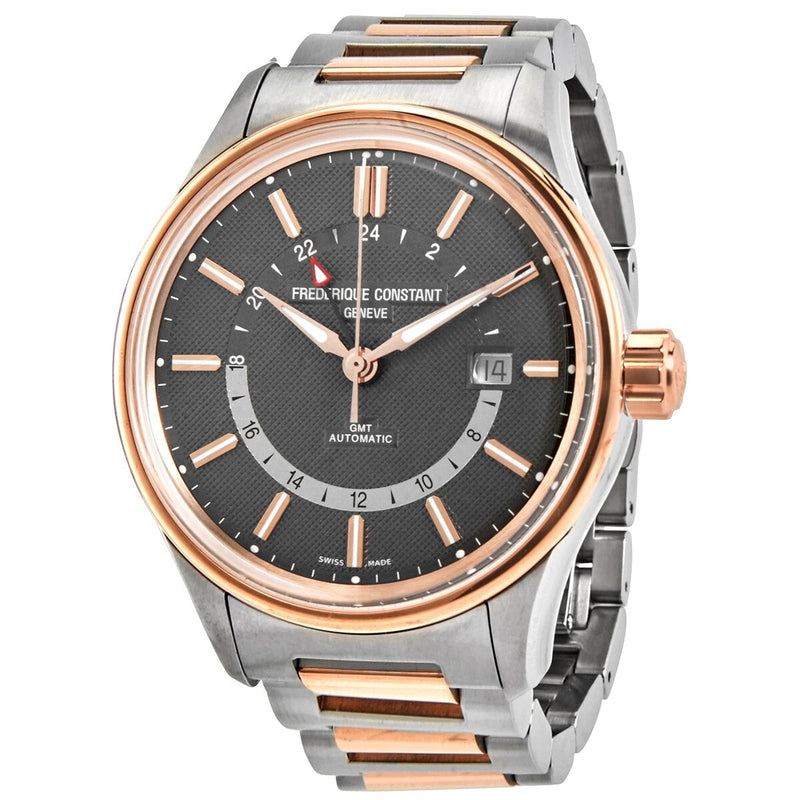 Frederique Constant Yacht Timer GMT Automatic Grey Dial Men's Watch #FC-350GT4H2B - Watches of America