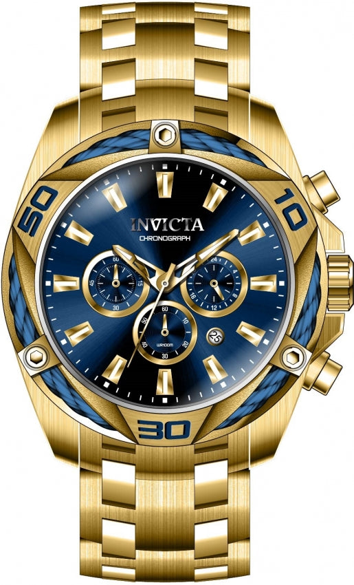 Reloj Invicta Bolt Cronógrafo Cuarzo Esfera Azul Hombre 34120