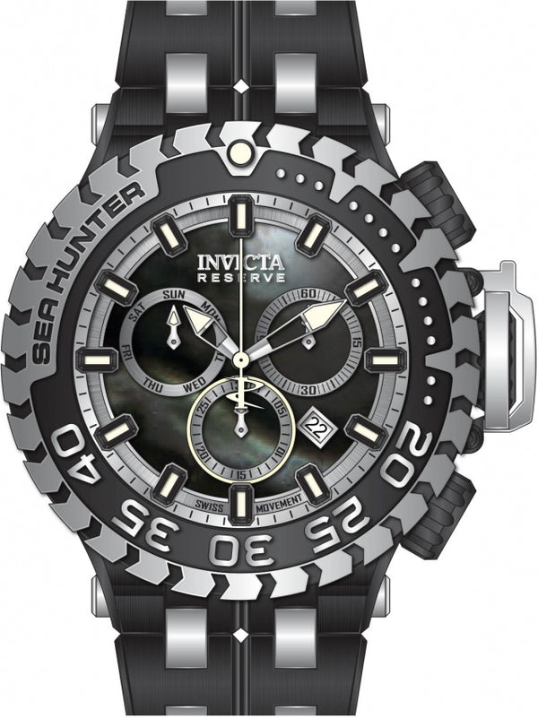 Invicta Sea Hunter Reloj cronógrafo de cuarzo para hombre 34596