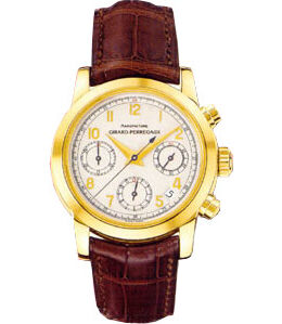 Girard Perragaux Sport Classique 18kt Yellow Gold Brown Leather Men's Watch #80210.0.51.8158B - Watches of America