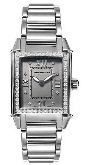 Girard Perregaux Vintage 1945 Diamond Stainless Steel Ladies Watch #02574-D1A11-21M - Watches of America
