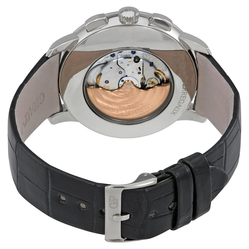 Girard Perregaux 1966 Blue Dial Chronograph Black Leather Men's Watch #49539-53-451-BK6B - Watches of America #3