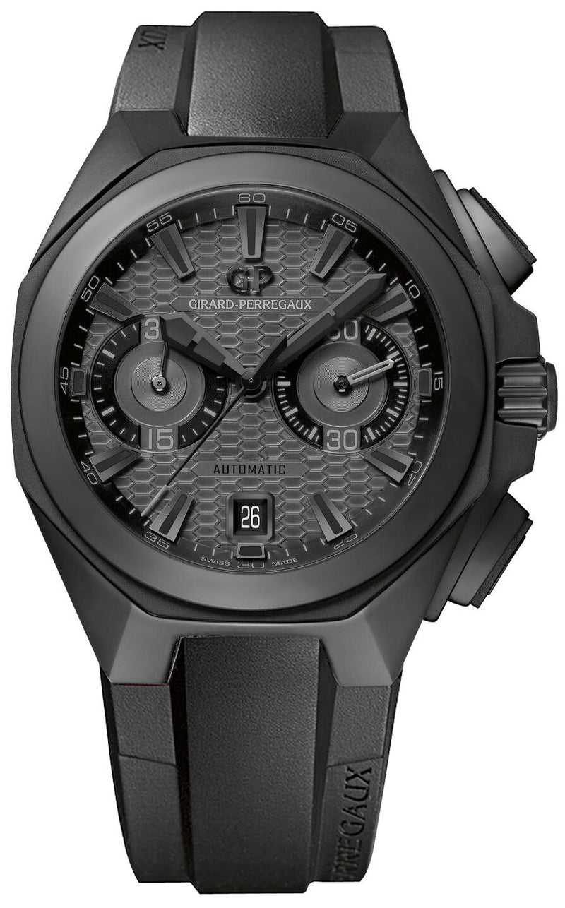 Girard Perregaux Chrono Hawk Chronograph Automatic Men's Watch #49970-32-635-FK6A - Watches of America