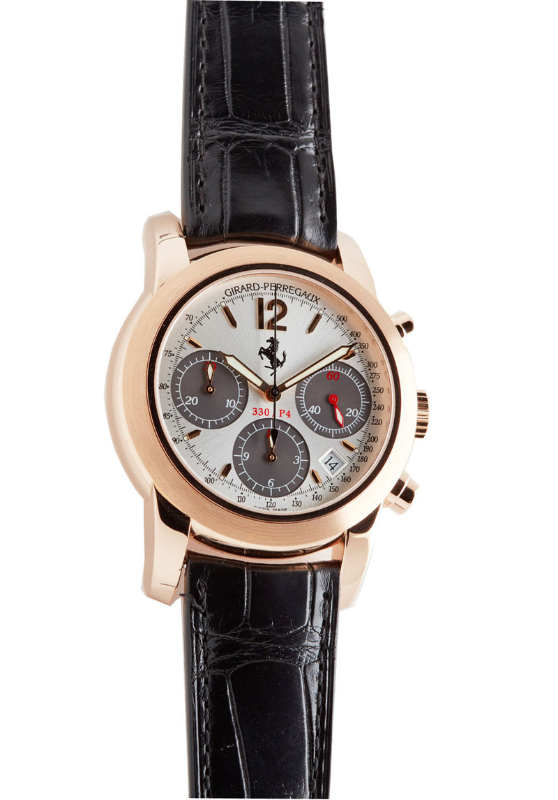 Girard Perregaux Ferrari Chronograph Dial 18K Rose Gold Automatic Men's Watch #80280.0.52.1142 - Watches of America