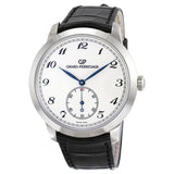 Girard Perregaux GP 1966 White Dial Black Leather Automatic Men's Watch #49534-53-711-BK6A - Watches of America