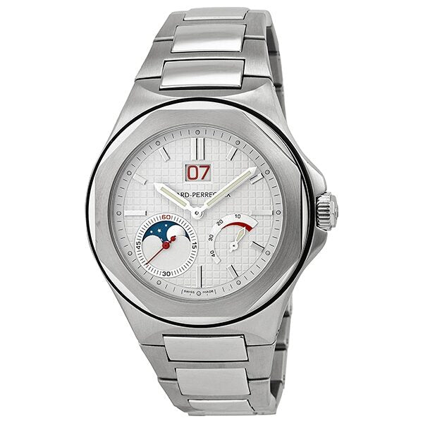 Girard Perregaux GP Laureato Evo3 White Dial Men's Watch #80185-11-131-11A - Watches of America