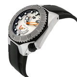 Girard Perregaux Sea Hawk Automatic Silver Dial Black Rubber Men's Watch #49960-11-131-FK6A - Watches of America #2