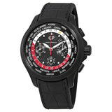 Girard Perregaux Traveller World Time Chronograph Automatic Black Dial Men's Watch #49700-21-633-BB6C - Watches of America