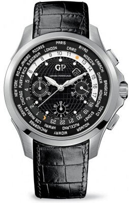 Girard Perregaux Traveller WW.TC Chronograph Automatic Men's Watch #49700-11-631-BB6B - Watches of America