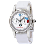Girard Perregaux White Dial Chronograph Diamond Automatic Ladies Watch #80440D11A712-CB7A - Watches of America