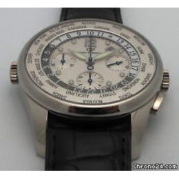 Girard Perregaux WW.TC Chronograph 18kt White Gold Men's Watch #49815-53-152-BA6A - Watches of America