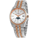 Glycine Combat Classic Moonphase Automatic Silver Dial Men's 36 mm Watch #GL0194 - Watches of America