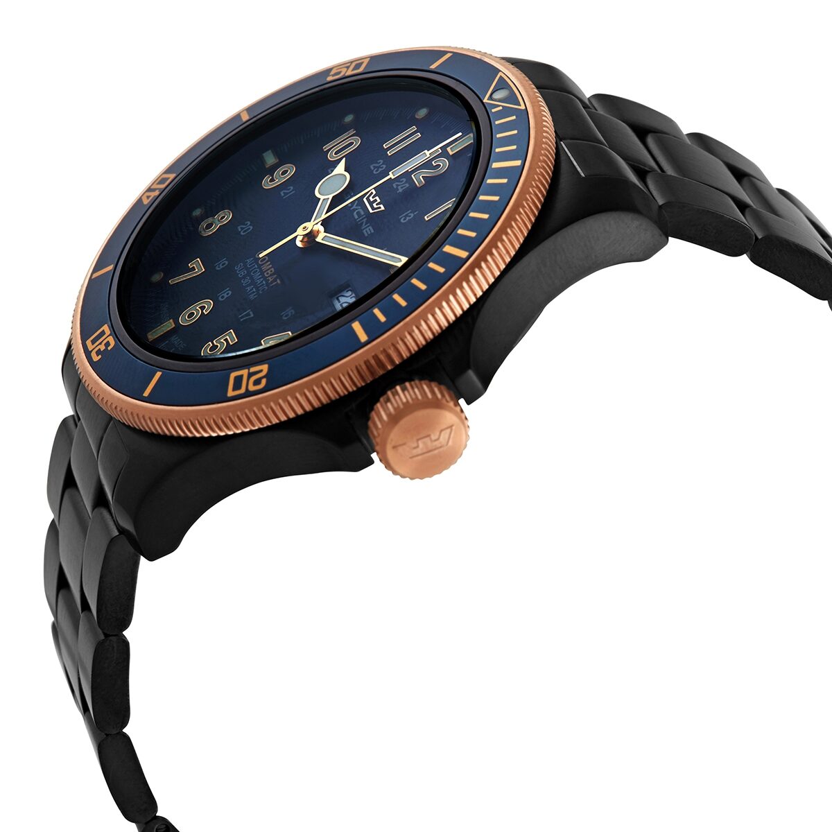 Glycine Combat Sub 46 Automatic Dark Blue Dial Men s Watch GL0279