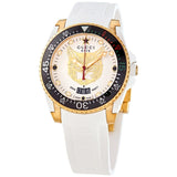 Gucci Dive Quartz White Dial Ladies Watch #YA136322 - Watches of America