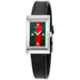 Gucci G-Frame Green and Red Mother of Pearl Dial Ladies Watch #YA147403 - Watches of America